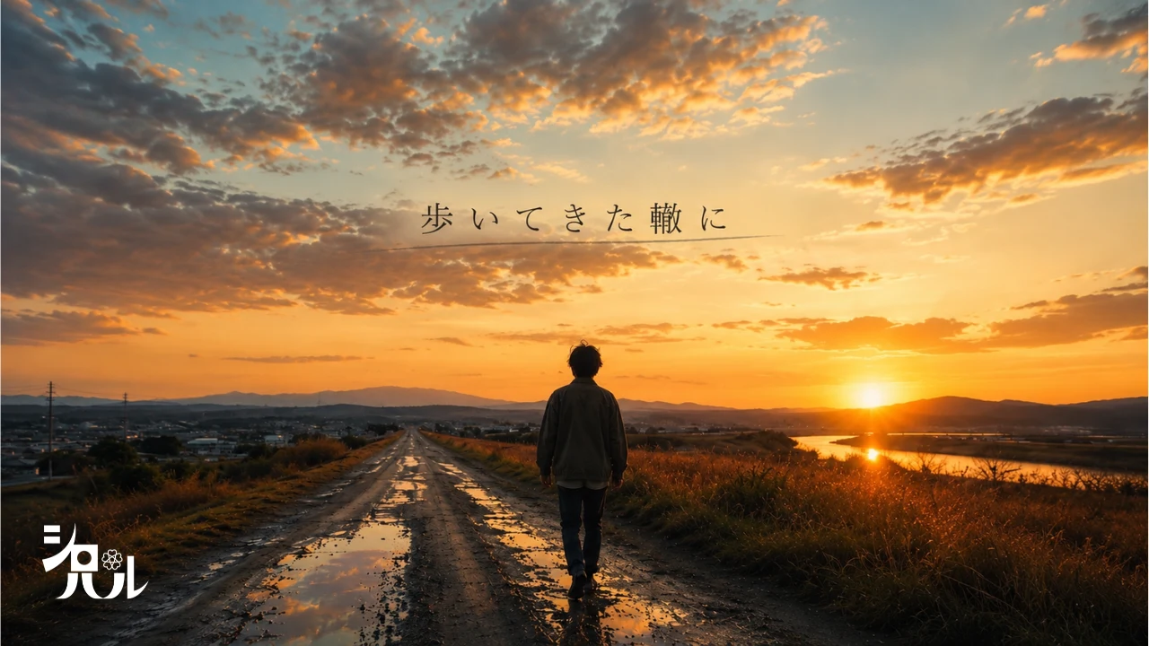 歩いてきた轍に